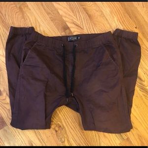 Maroon Men’s Cotton On Joggers - Size 32